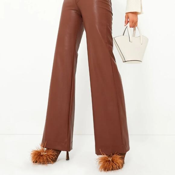 NEW Sam Edelman Brown Ency Feather Point Toe Heeled Ankle Bootie - Picture 4 of 13